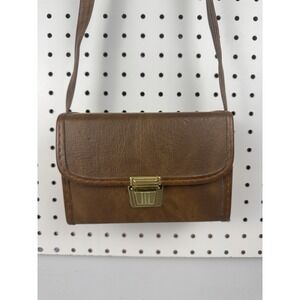 Vintage Coast BT-610 Leather Camera Bag Brown Structured‎ Equipment Case